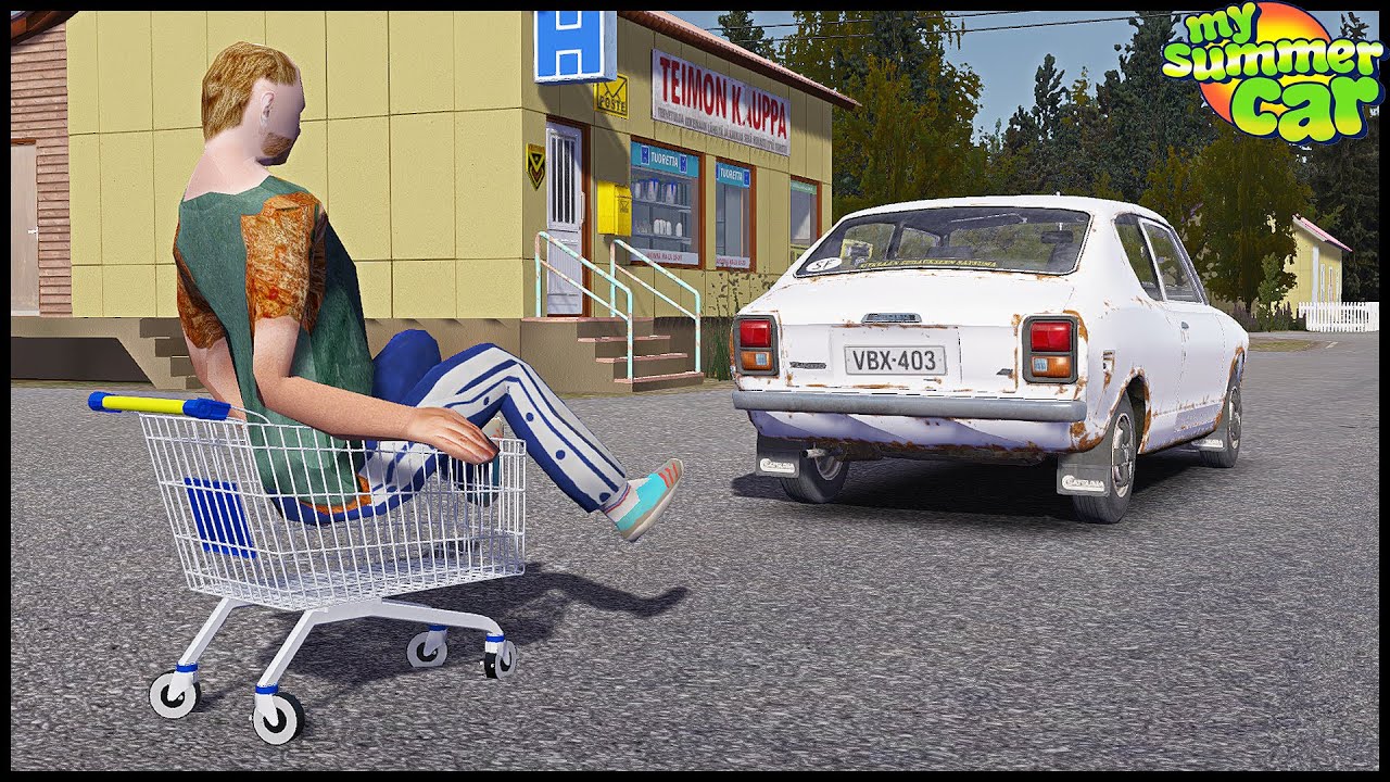 УГНАЛ ТЕЛЕЖКУ Из МАГАЗИНА! Она ЕДЕТ! - My Summer Car