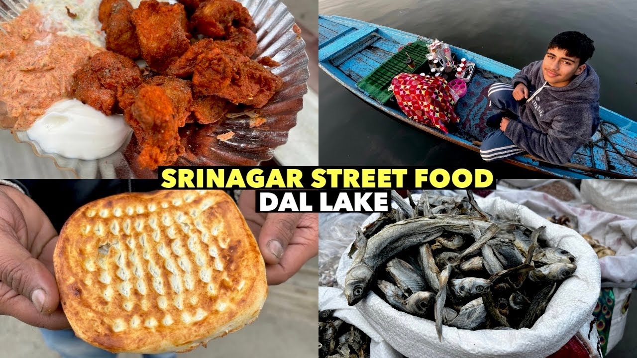BEST SRINAGAR FOOD TOUR | STREET FOOD | MASALA ROTI, KASHMIRI FISH, FRY CHICKEN, LAVASA ROTI, WAZWAN