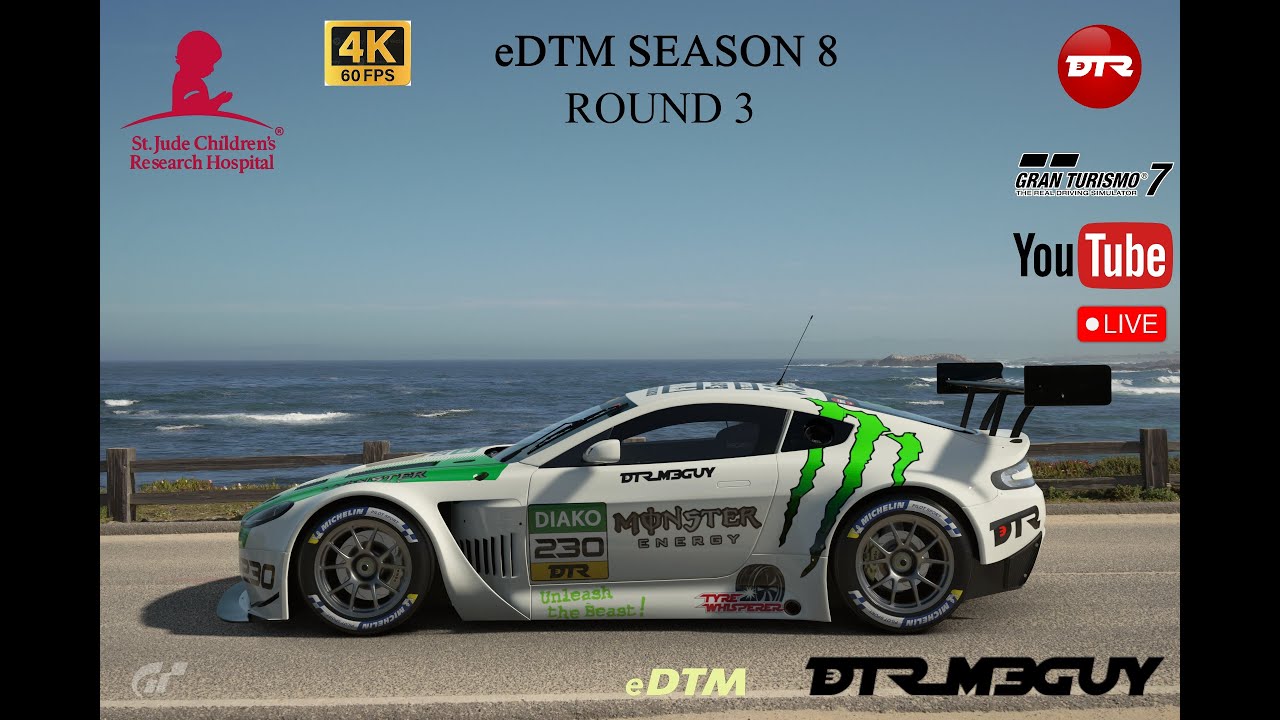 NEW SEASON 8 of Diako`s eDTM - GR3 - Round 4 -  RED BULL RING - 4K stream 60fps