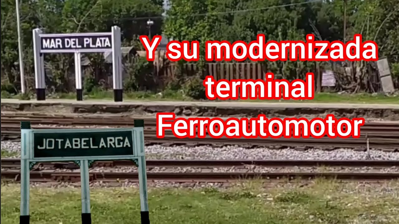 Recorriendo la estación de MAR del PLATA hoy moderna Terminal Ferroautomotor
