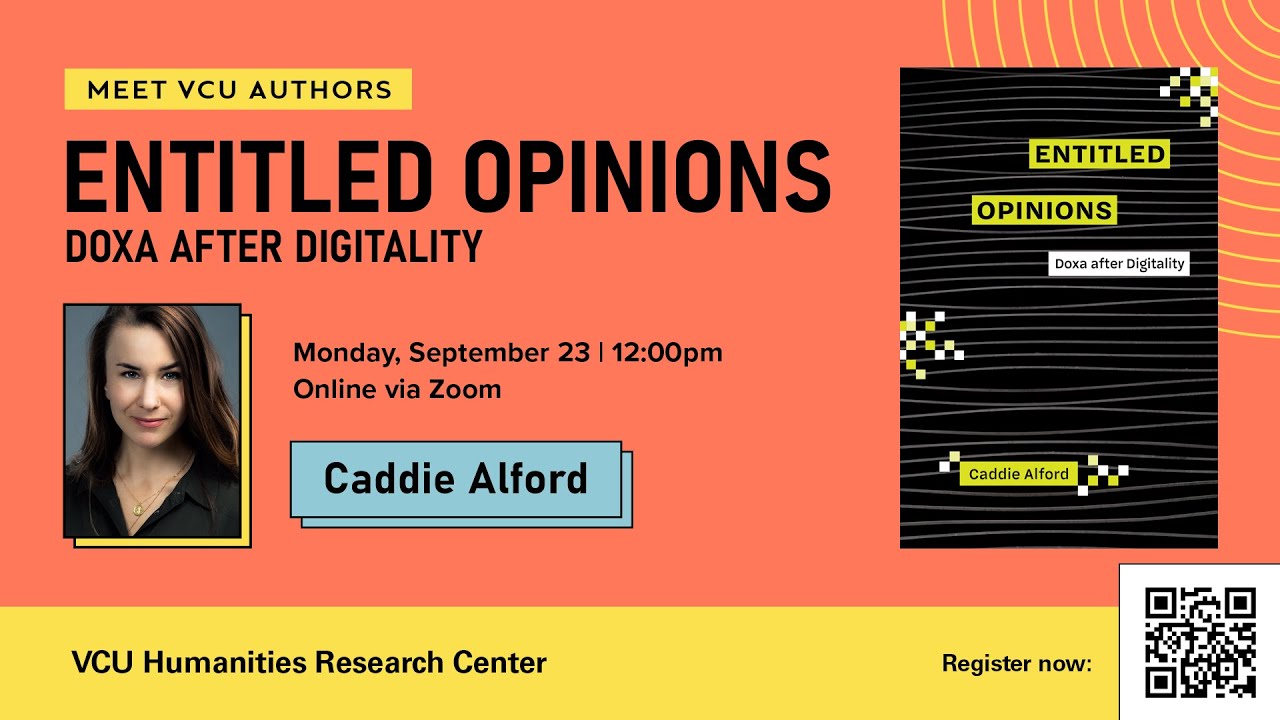 Meet VCU Authors | Entitled Opinions: Caddie Alford