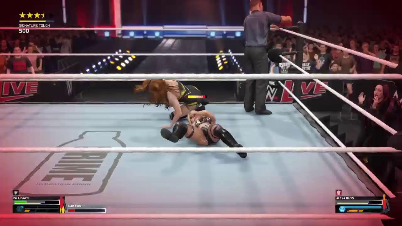 alexa bliss vs island dawn