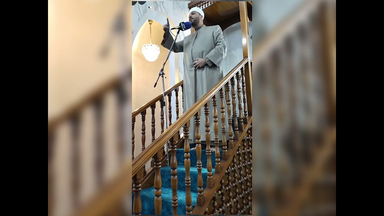 خطبة الشيخ حسين المشهداني من جامع امير المؤمنين عمر بن الخطاب ( رضي اللّه عنه)