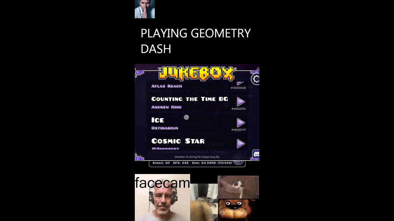 PLAYING GEOMETRY DASH #geometrydash #gd