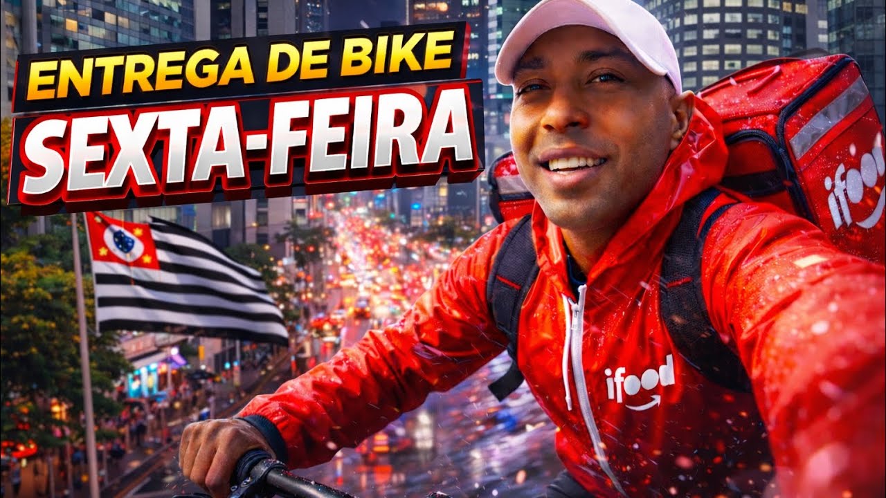 “Quanto dá pra ganhar no iFood de BIKE na sexta-feira? 😱”  #ifood #ifoodbike #entregadorifood #bike 