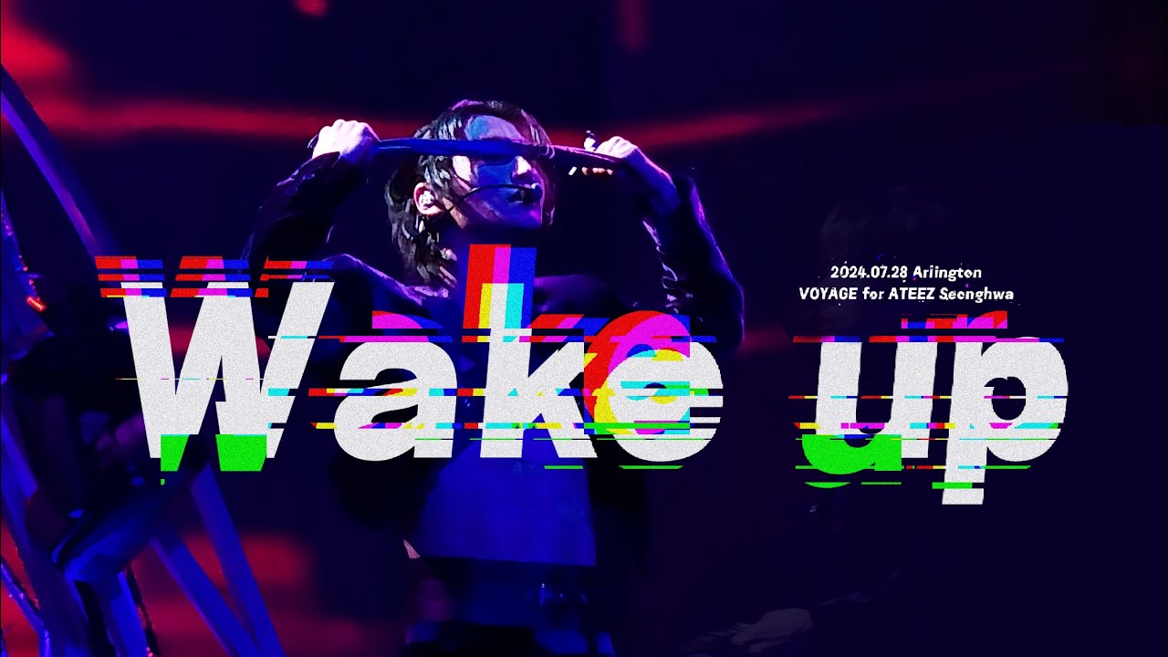 240728 ATEEZ TOWARDS THE LIGHT in Arlington “Wake up” ATEEZ SEONGHWA 성화 fancam 직캠