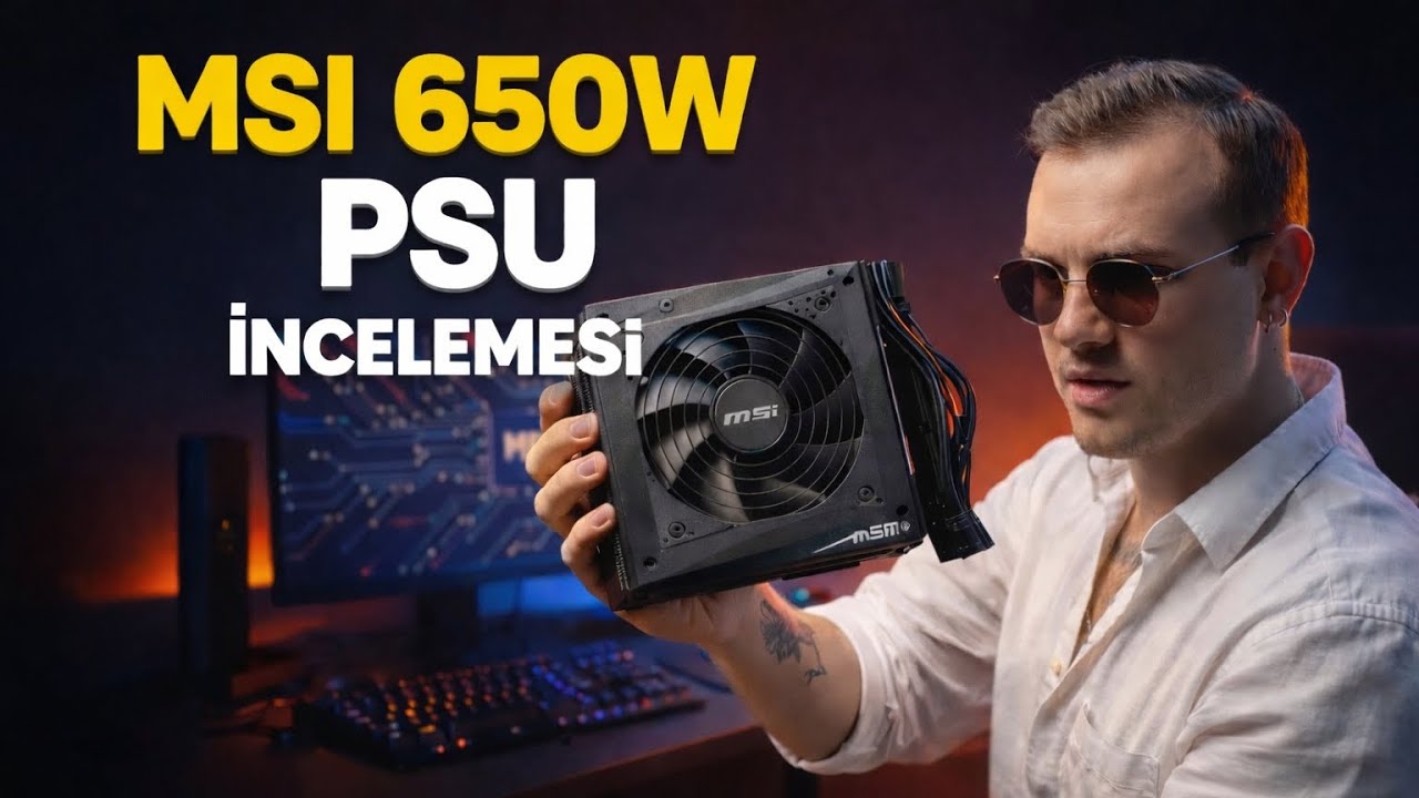MSI 650W PSU ADETA CANAVAR!!