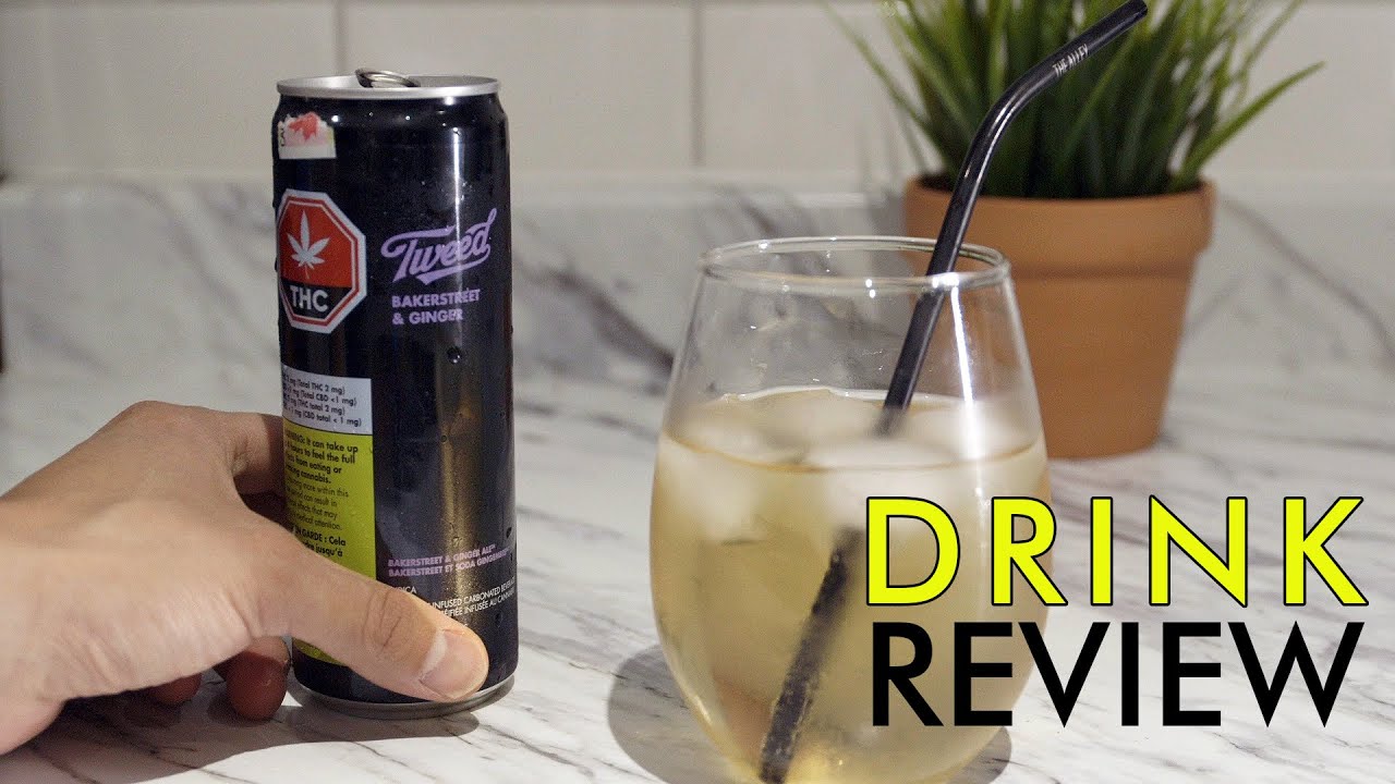 Tweed Bakerstreet & Ginger Cannabis Drink Review | Weed Drink Review | Whoa ASMR