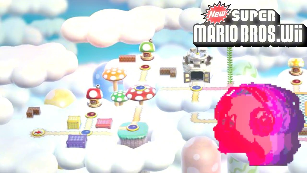 World 7 Map (Sped Up + Echo) - New Super Mario Bros. Wii OST