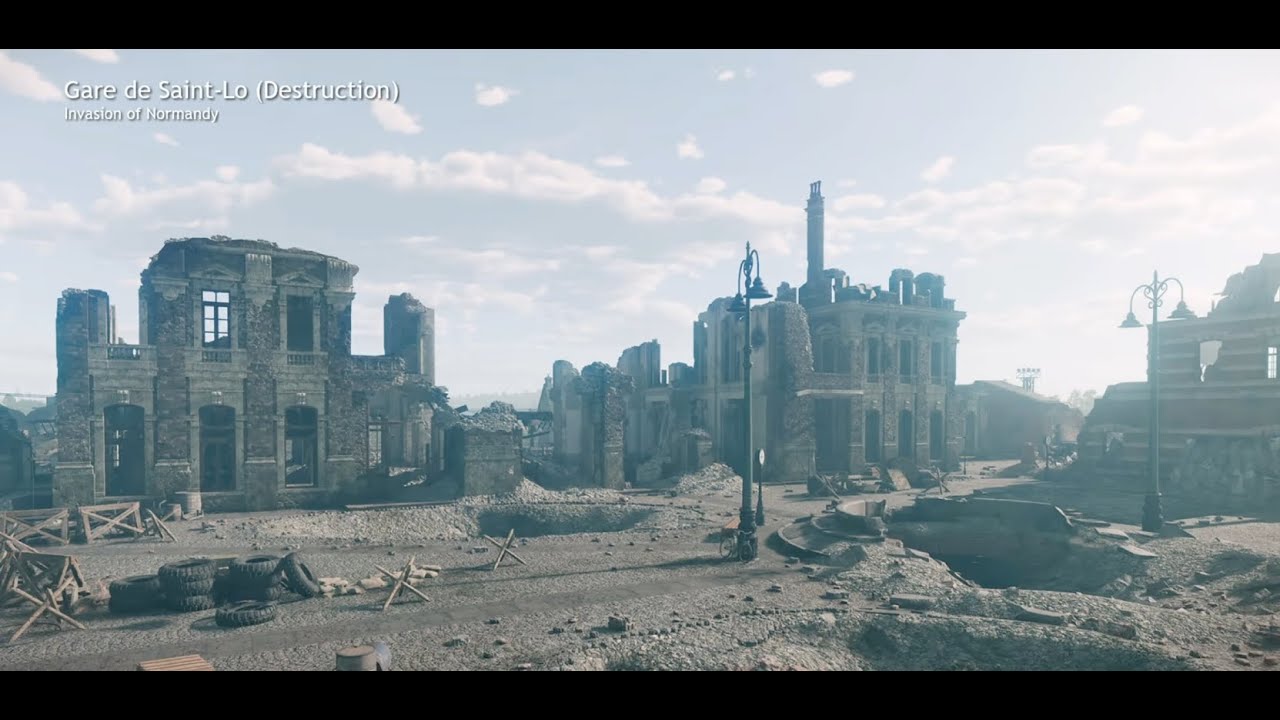 ENLISTED Gare de Saint-Lo (Destruction) GERMAN BR2