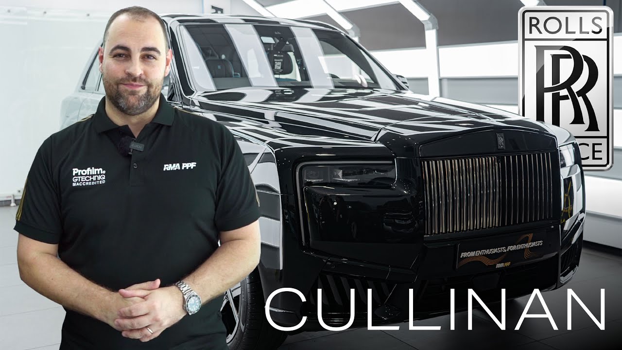 Rolls Royce Cullinan Black: Unveiling the Luxury | Paint Protection Film Installed by RMA PPF Dubai
