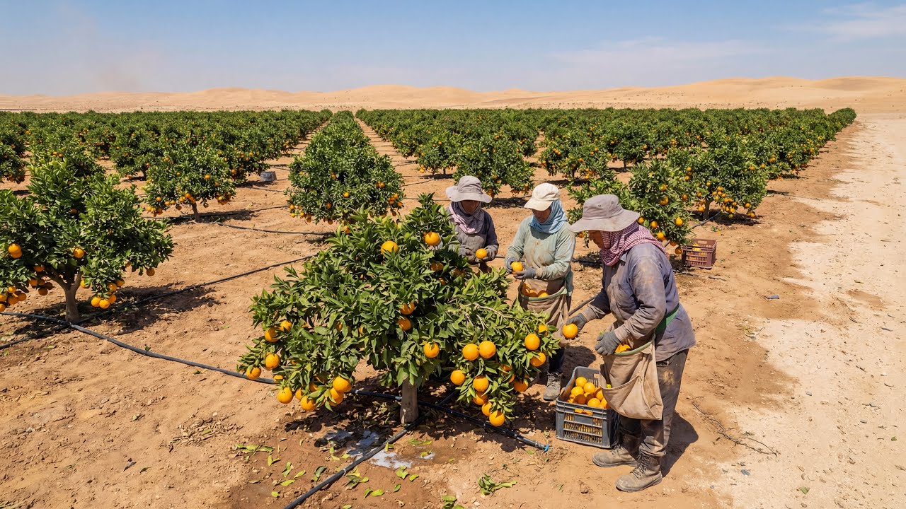 Unbelievable! They’ve Grown Oranges in the Desert – The Results Have Surprised the Whole World