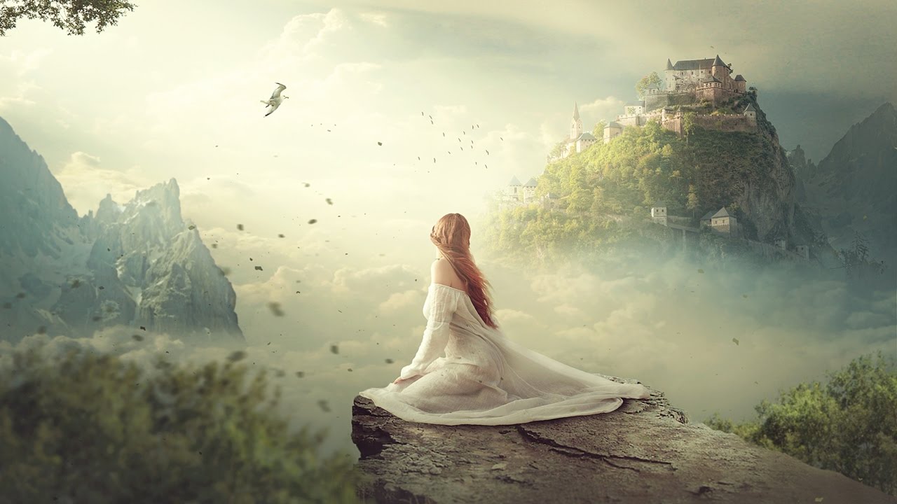 Clouds Kingdom - Photoshop Manipulation Tutorial Compositing Process