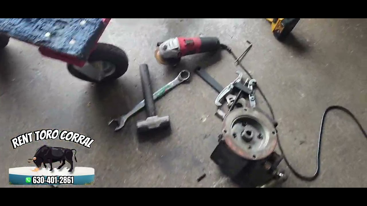 Toro mecánico  en transformation 