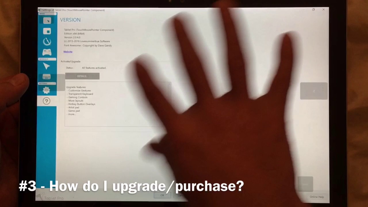 Tablet Pro Top 9 support questions