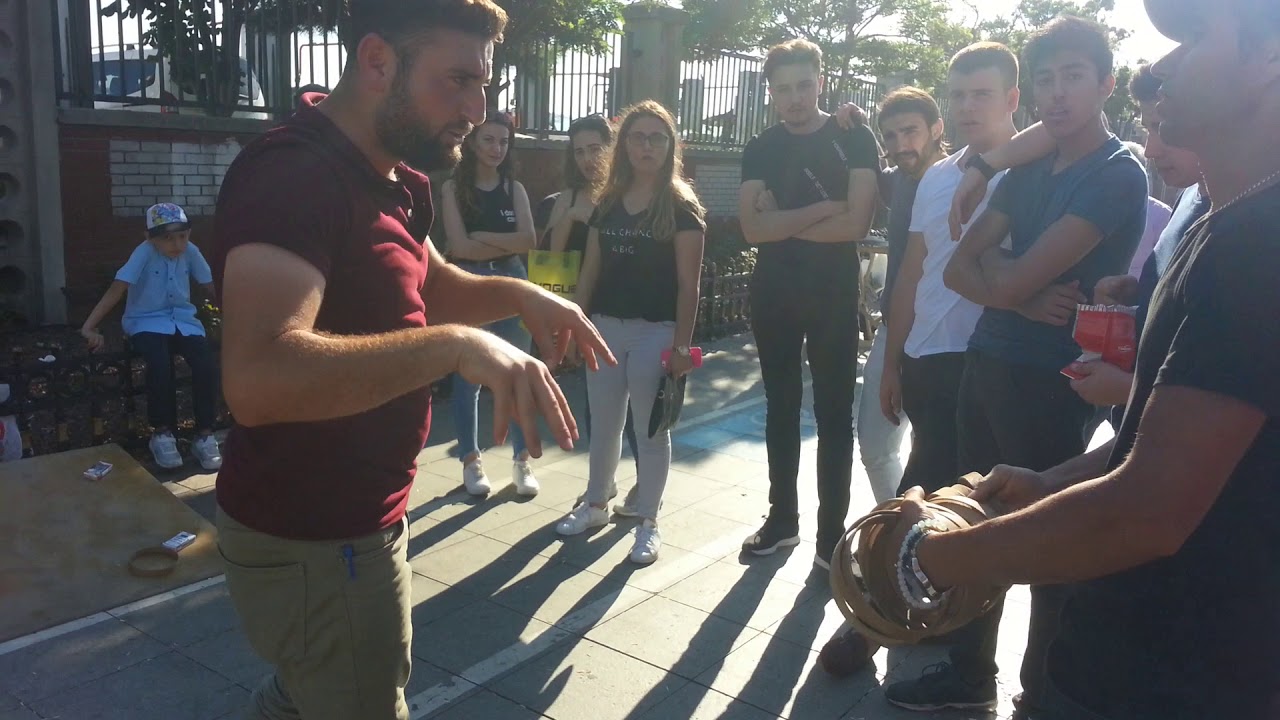 marlboro almak için kasnak atmak - KASNAKÇI SHOW - KADIKÖY İSKELE