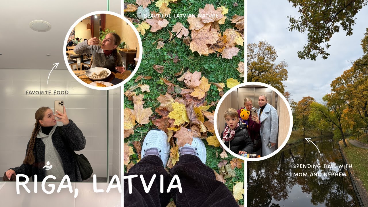 LATVIAN VLOG 2025 - Travelling back home | Spending time with nephew | Walkies around Riga