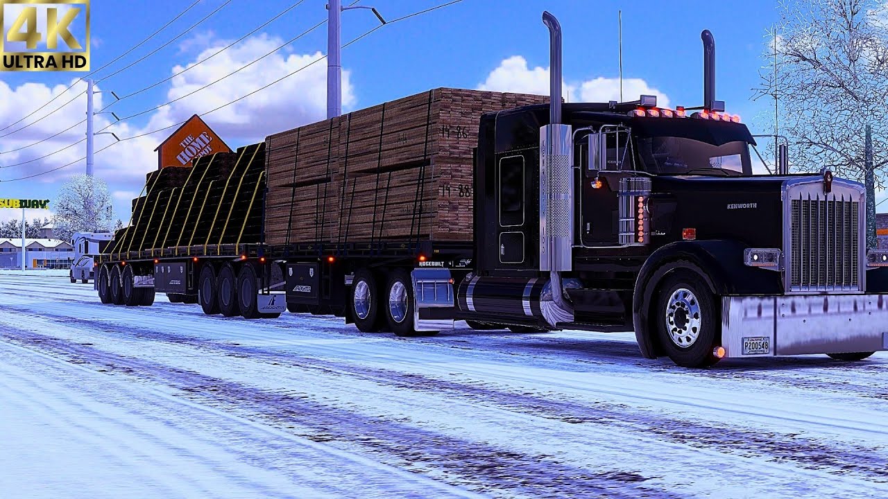 ATS 1.57 Mods | 4K | DETSA OpendeckTrailers - ATS-ETS2 | American Truck Simulator