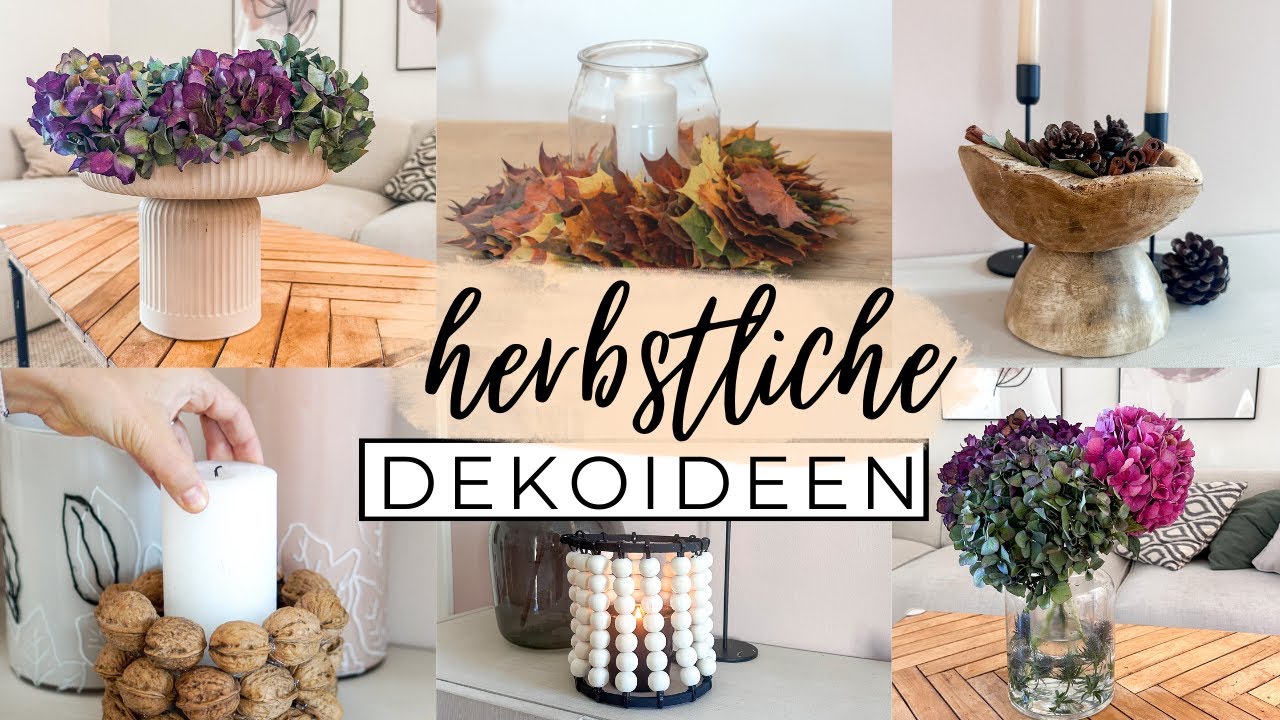 6 DIY Herbst Ideen im Scandi- Nature Stil | Herbstdeko schlicht, einfach und schön selber machen