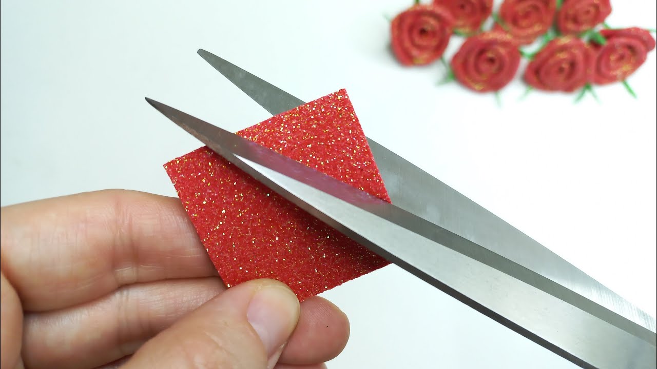 ❤️ ROSES from foamiran ❤️ How to make Flowers from foamiran. Do it yourself foamiran flowers.