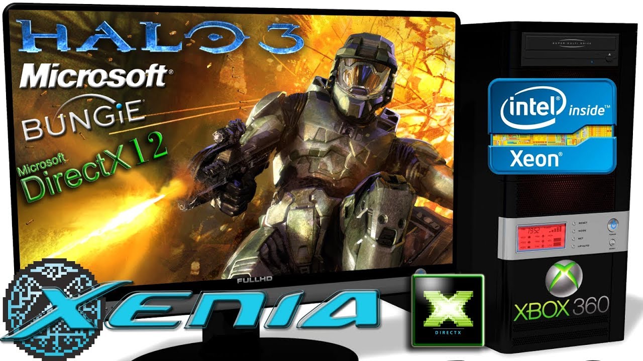 XENIA [Xbox 360 Emulator] - HALO 3 [HD-Gameplay] June 22.2020 #7