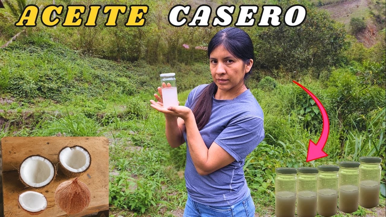 Así Fabricamos el mejor Aceite de Coco puro en el Campo -JENNY