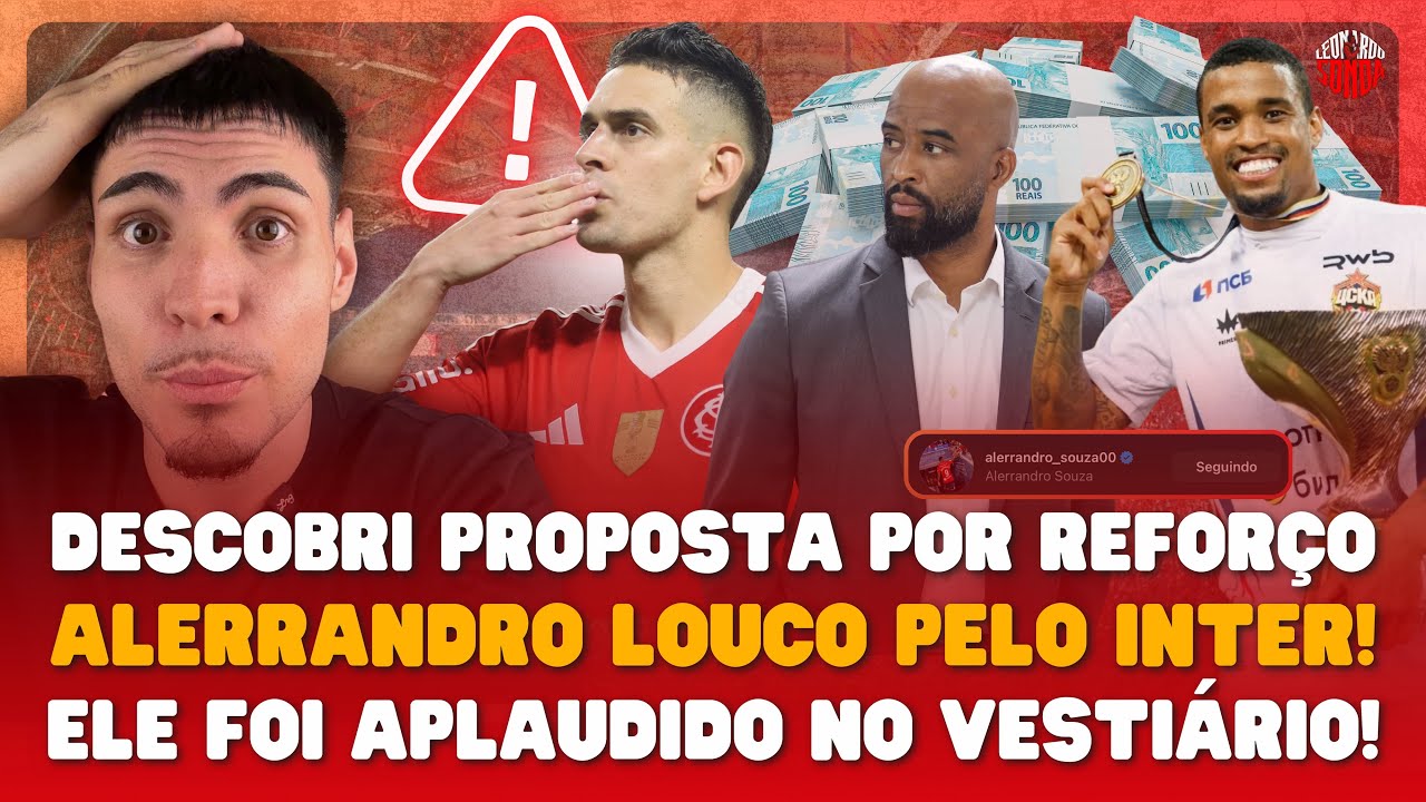 🚨 DESCOBRI A PROPOSTA POR REFORÇO! ELE QUER MUITO JOGAR NO INTER! | JOGADOR APLAUDIDO NO VESTIÁRIO!