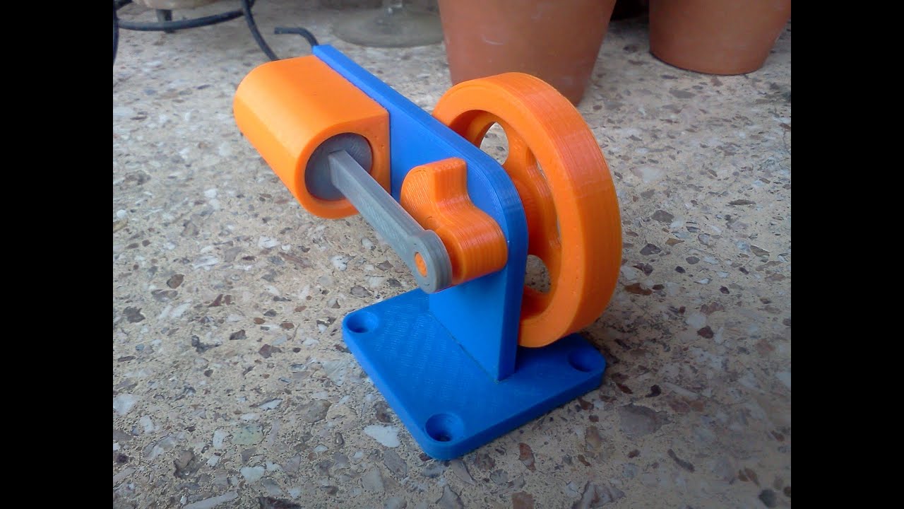 3d Printed Wobbler Engine SinapTec
