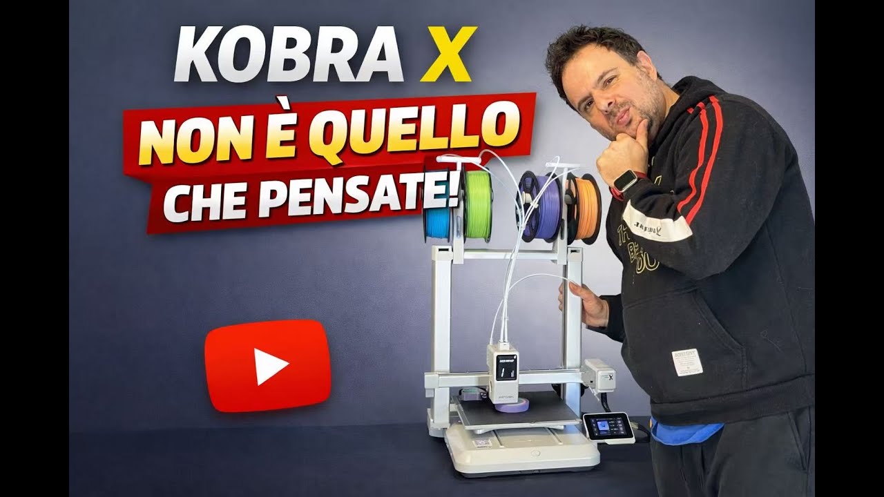 Anycubic Kobra X: sottovalutata? SÌ. E ti spiego perché