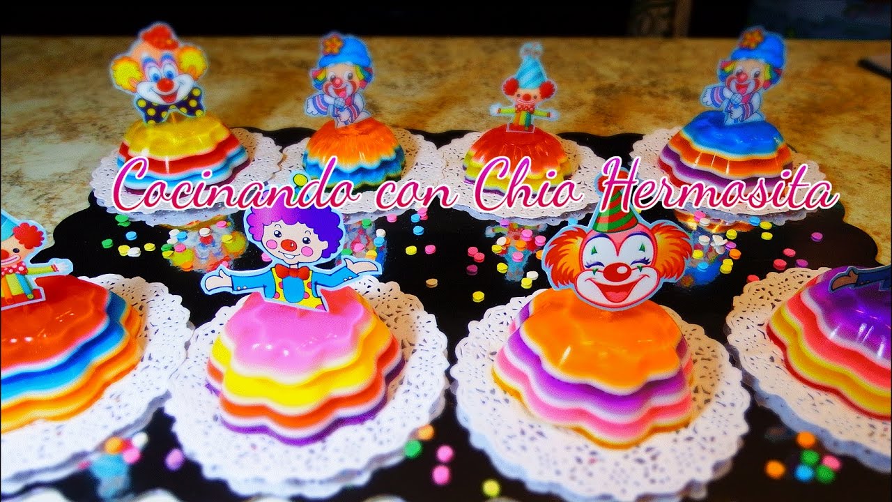 Gelatinas individuales para venta, NEGOCIO$, fiestas infantiles, Día Del Niño👦🏻👧🏼🎪