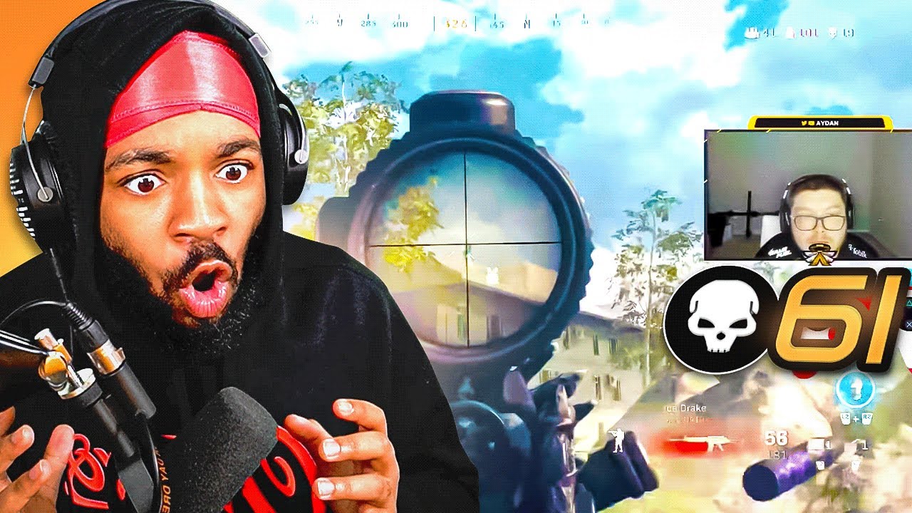 Reacting to Aydan's 61 kill game on Verdansk