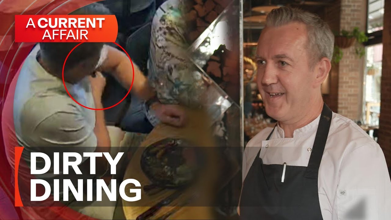 CCTV shows diner plant armpit hair on meal to avoid hefty bill | A Current Affair