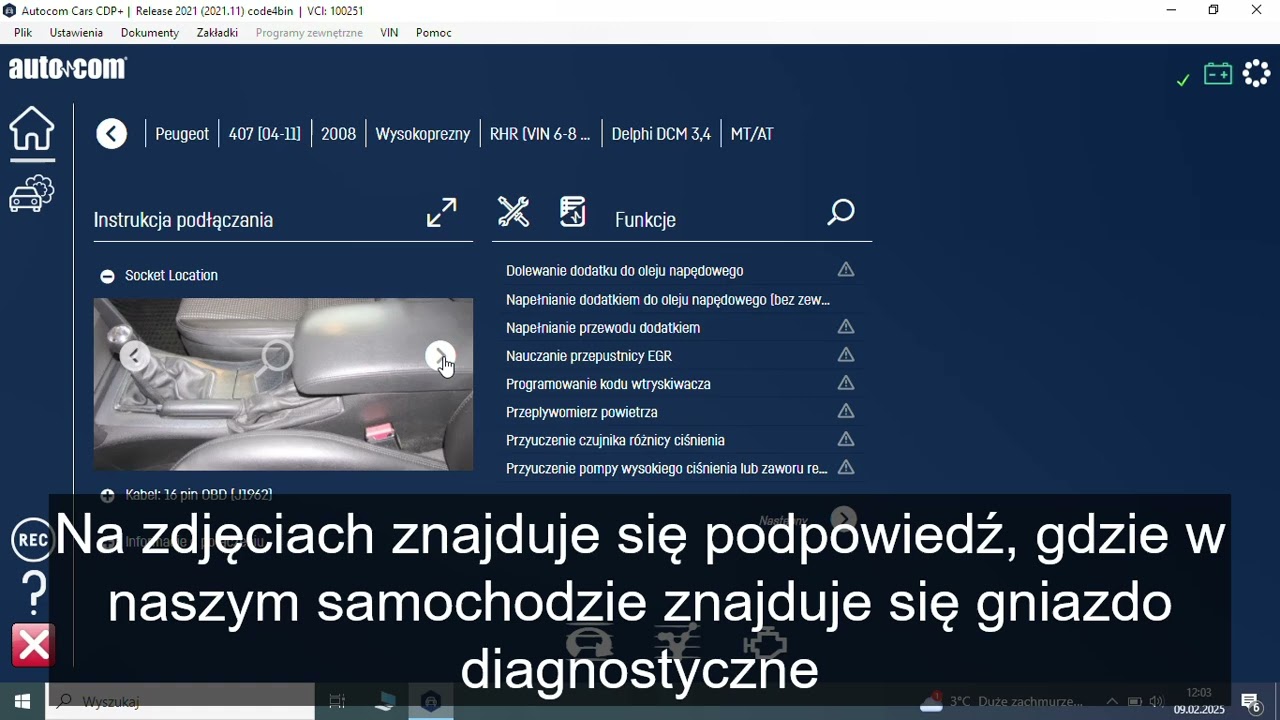 Autocom 2021.11 &ndash; Jak kasować błędy silnika / Jak usunąć Check Engine | DS150E | CDP+
