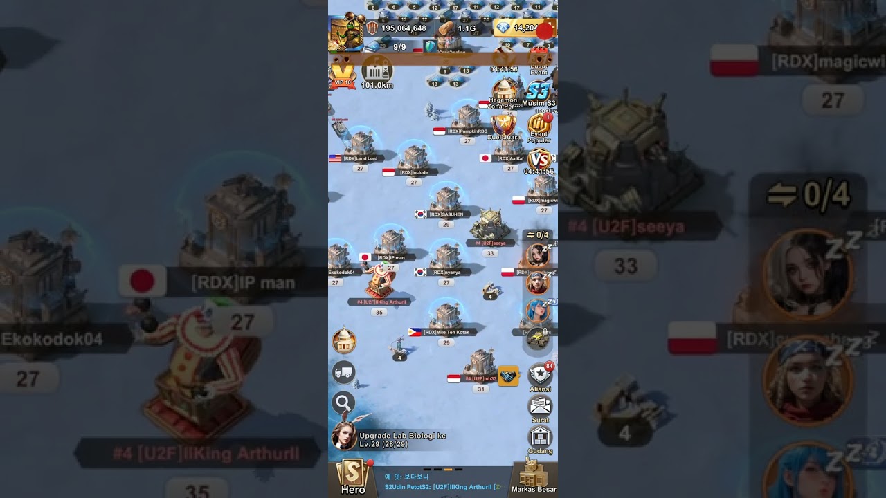 Last z survival King Arthur ngamuk di state 18