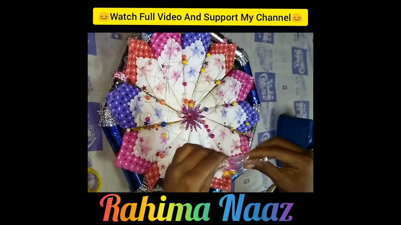 Hanky Packing For Wedding /Rumal Packing For Wedding/With Rahima Naaz 😊