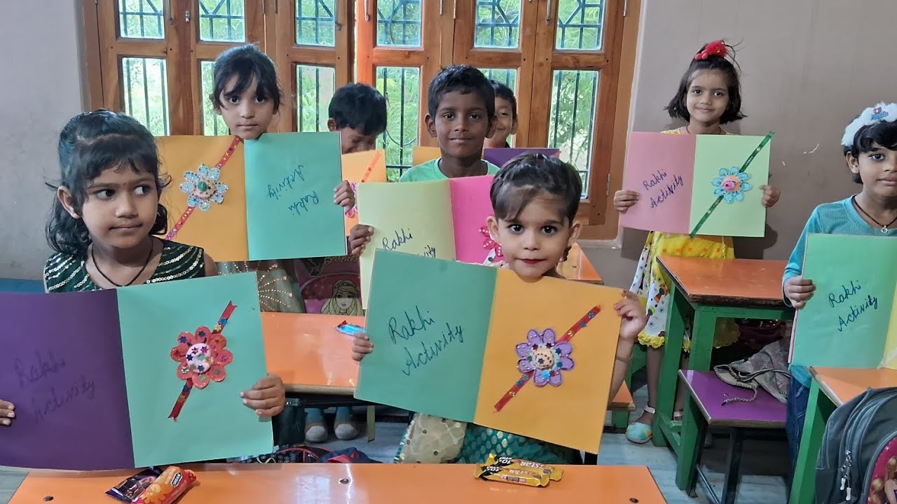 Raksha Bandhan Celebration | Mehendi and Card Making | Super-40 School & Hostel #rakshabandhan