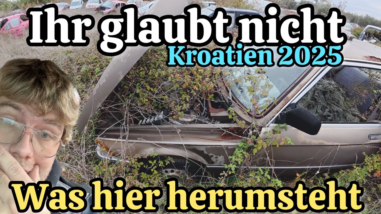 Kroatischen Oldtimer Friedhof ENTDECKT! (Unglaubliche Funde) | Kroatien Roadtrip 2025