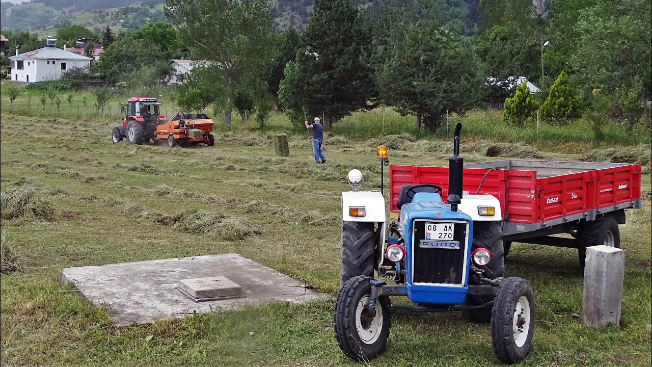 Sıradaki İş Çayırı Tırmıklayıp Balya Yapmak! | Ford 3000 & Hattat 285