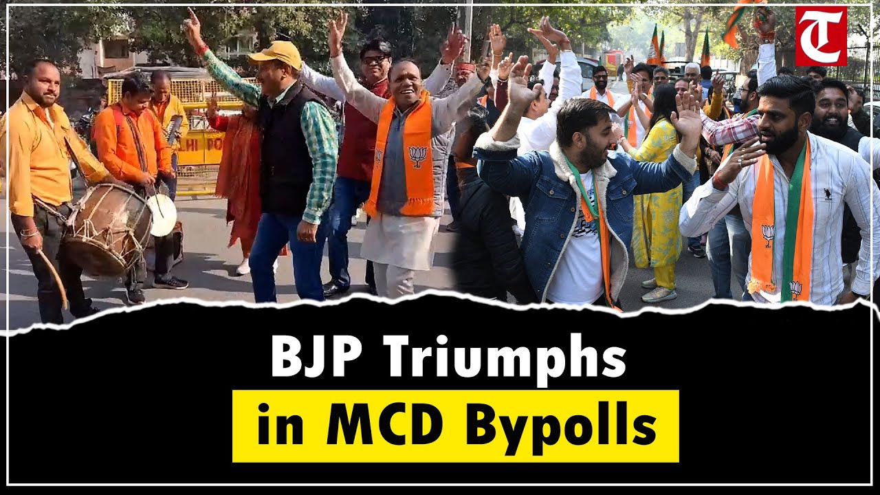 BJP Wins MCD Bypolls; Candidates Credit Party&rsquo;s Strong Governance
