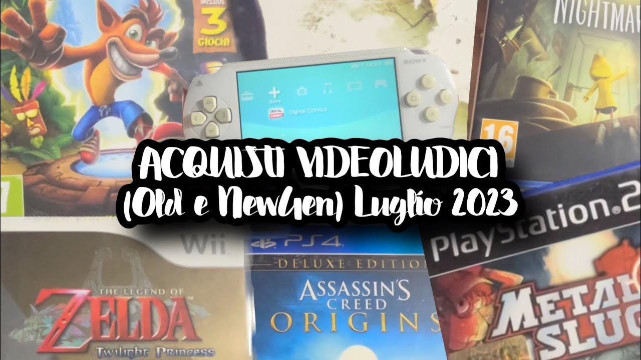 ACQUISTI VIDEOLUDICI (Old e New Gen) Luglio 2023