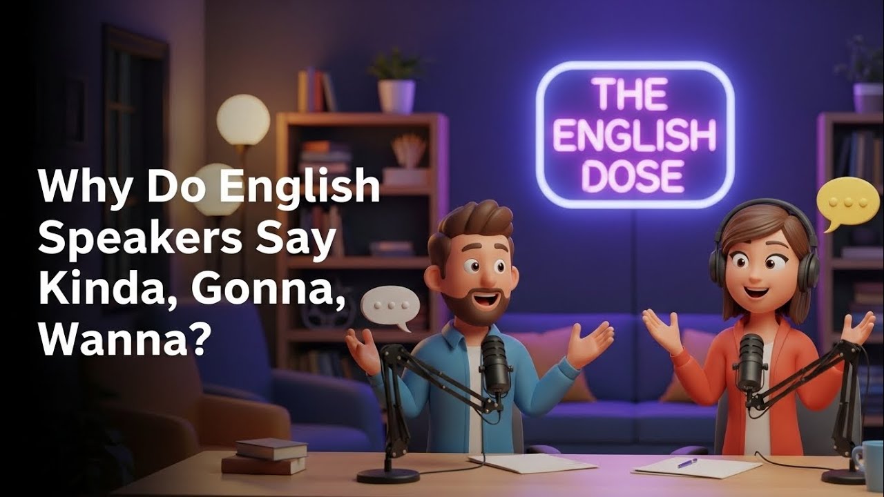 Why native speakers use kinda gonna wanna? | Why Do English speakers say kinda, gonna, wanna?