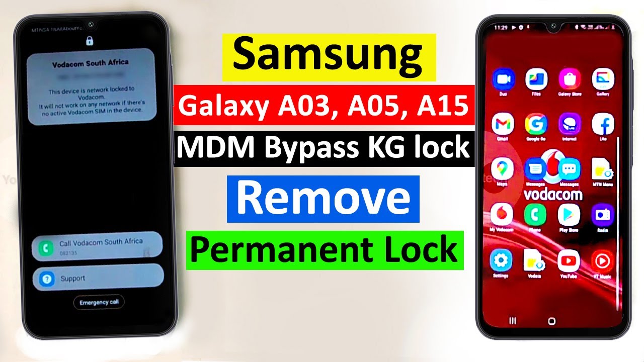 Cómo desbloquear MKopa Galaxy A-Series. Omitir KG Lock Samsung A03, A05, A15 Temporalmente