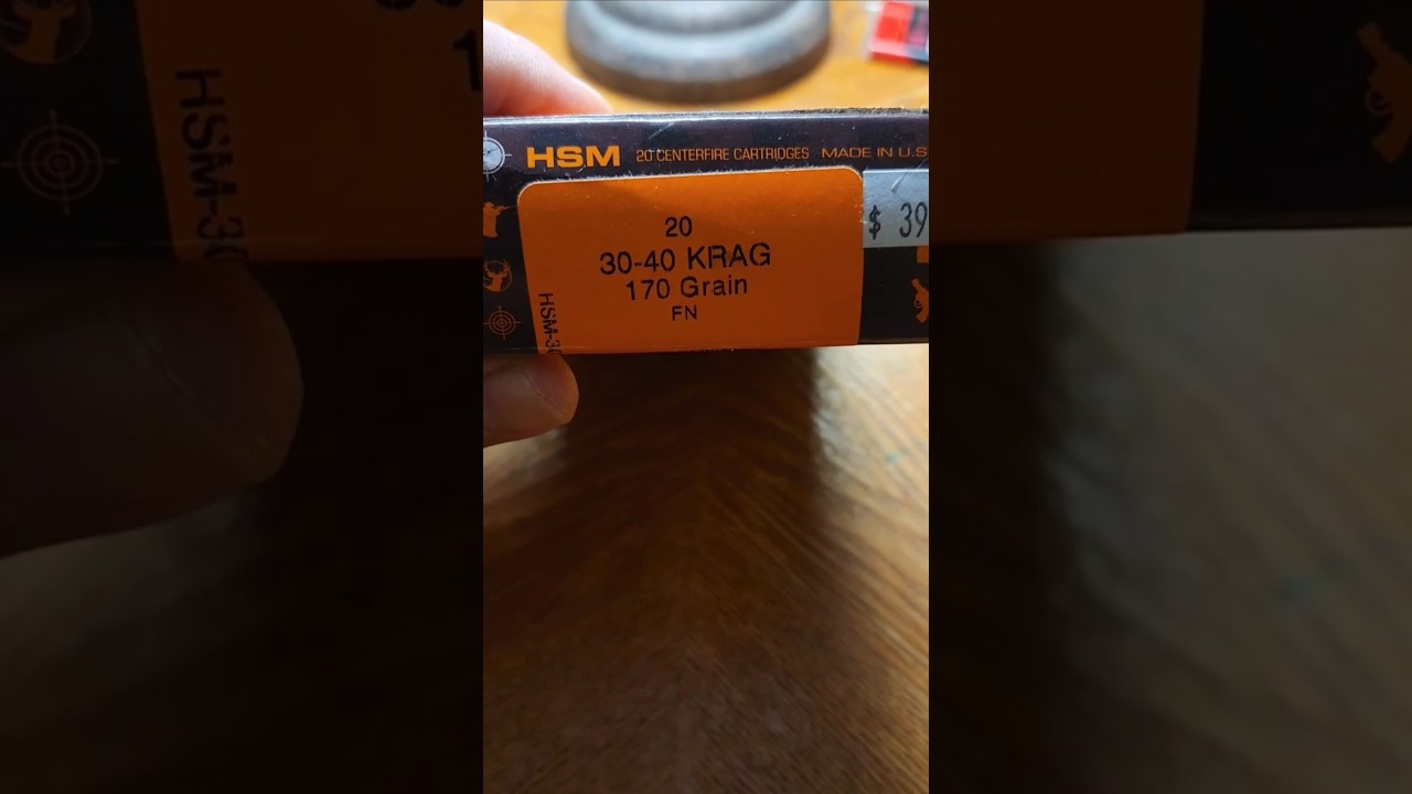 30-40 Krag!! #deerhunting #classic #1892 #spanishamericanwar #reloadingbench #hsm #100yearsold