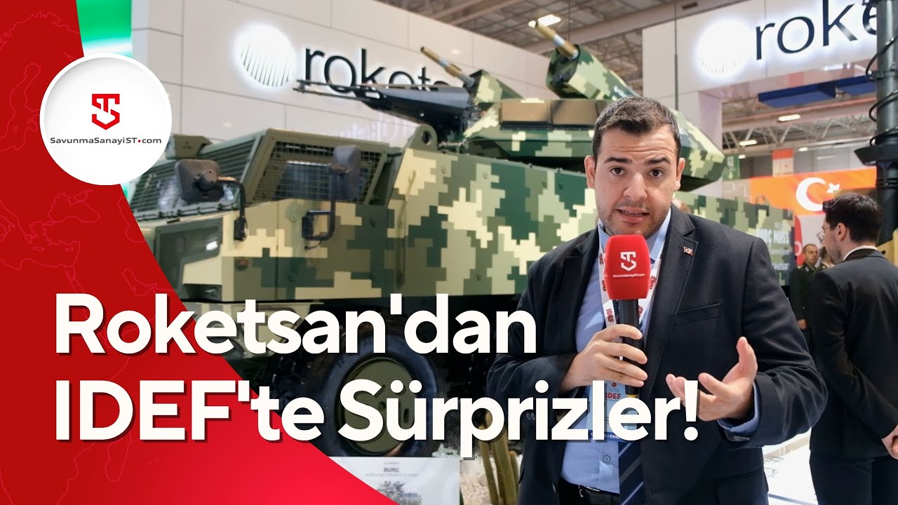 Roketsan'dan IDEF'te BURÇ ve KMC-U Sürprizi