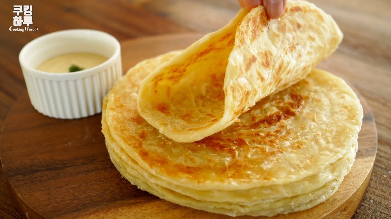 Десятки хрустящих слоев!! Хрустящие и вкусные сырно-чесночные лепешки! Не пропусти это!
