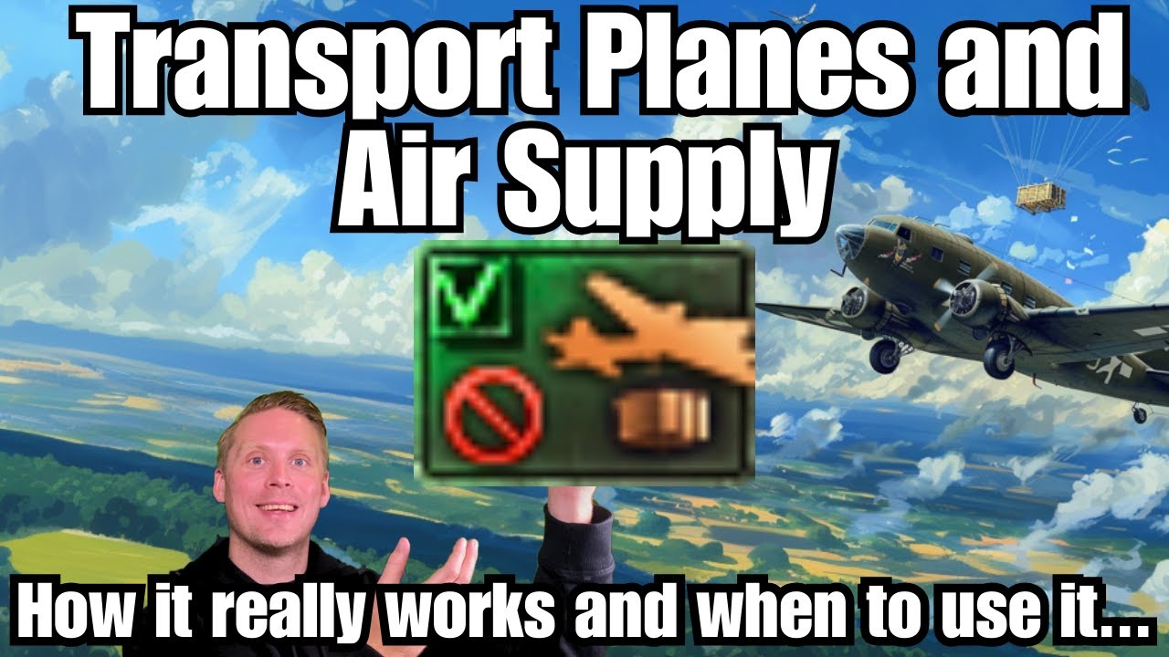 Air Supply and Transport planes, is it viable and when to use it?? - HOI4 Guide