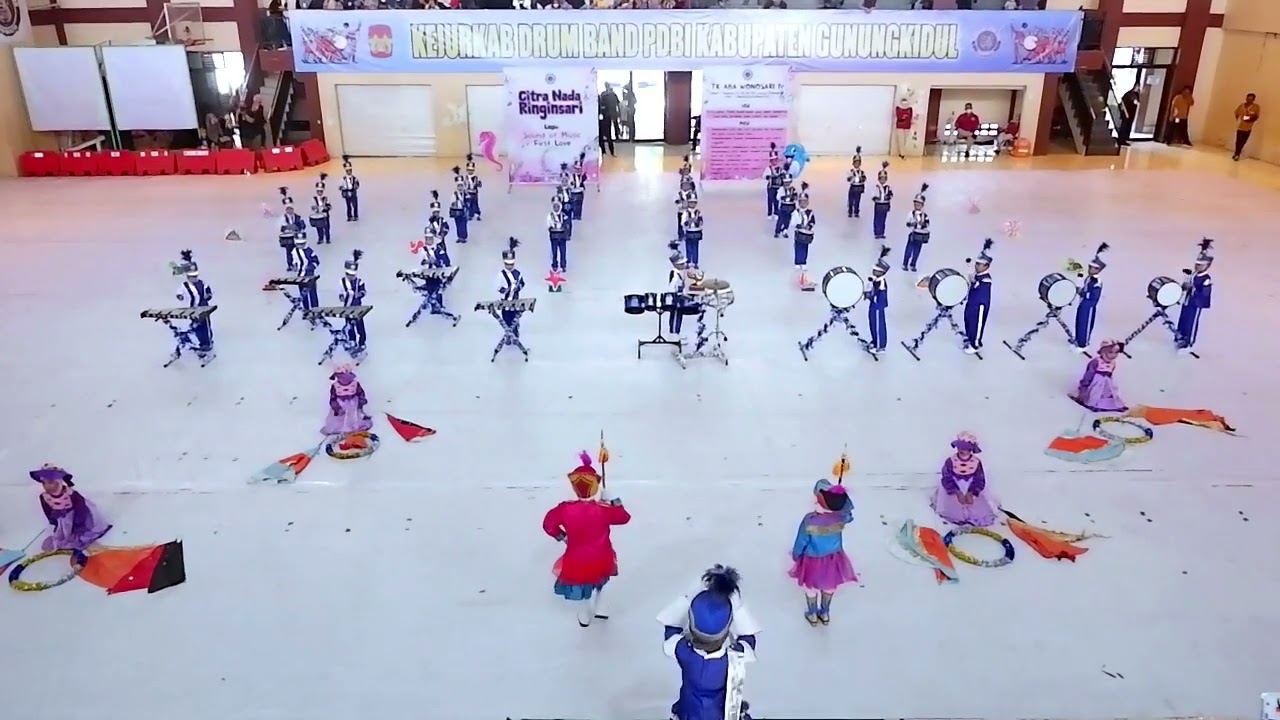 TK ABA Wonosari IV Dalam Kejurkab Drum Band Kabupaten Gunungkidul 2022 Kategori Lanjutan