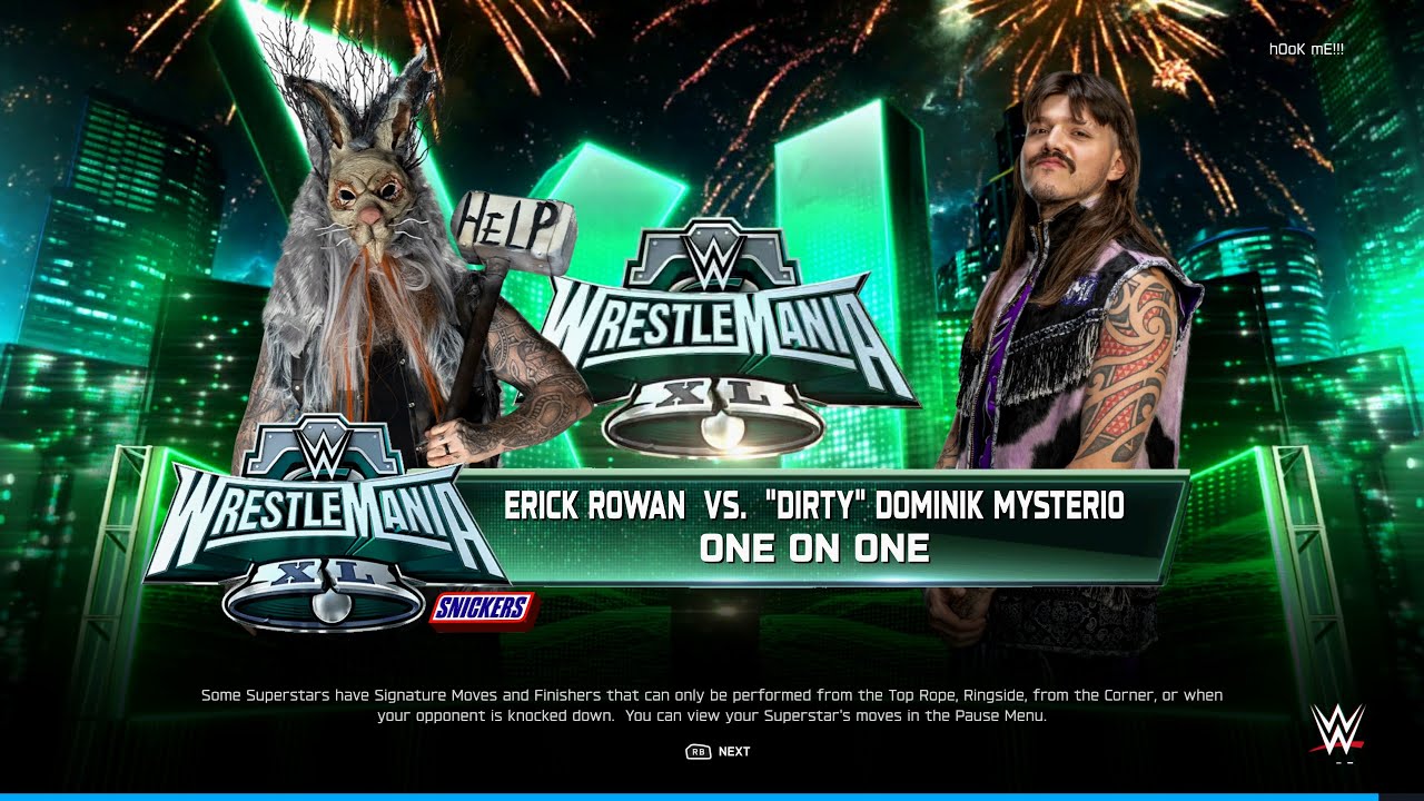WWE 2K25 PC - Erick Rowan VS 