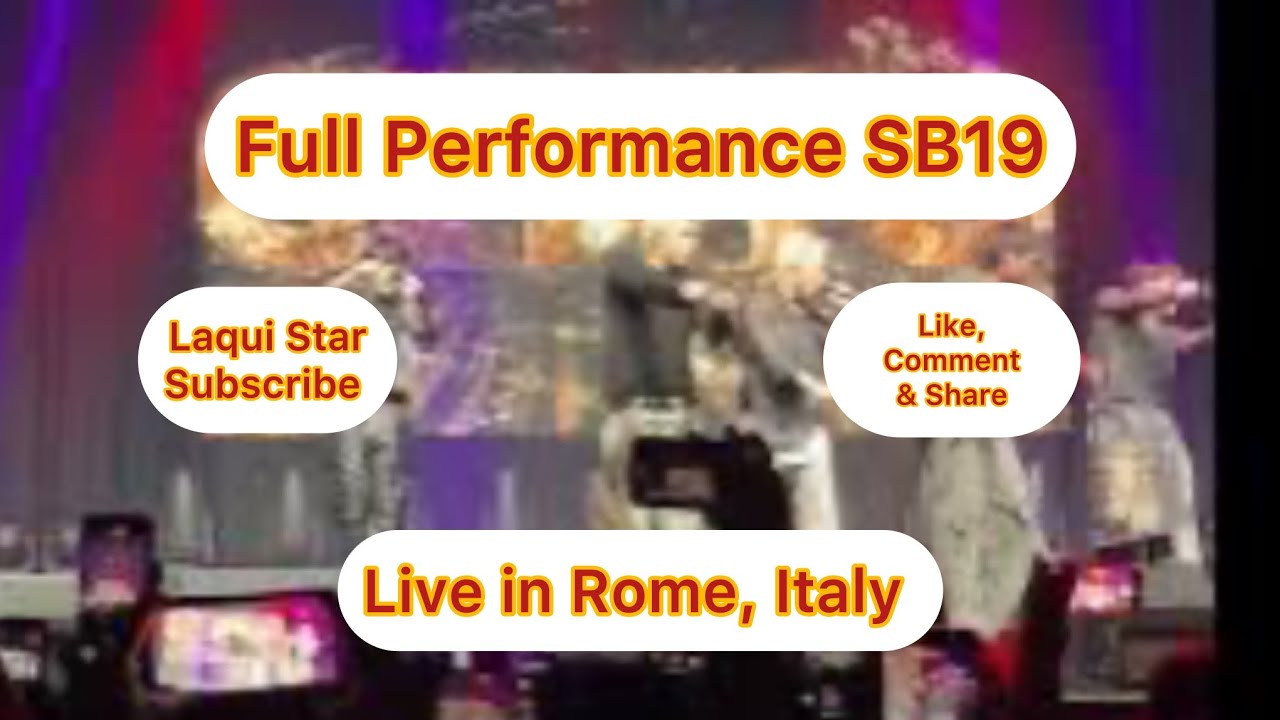 Full Performance: Sb19 Live in Rome, Italy!  #sb19  #sb19_stell  #sb19_josh  #sb19_pablo  #sb19ken 