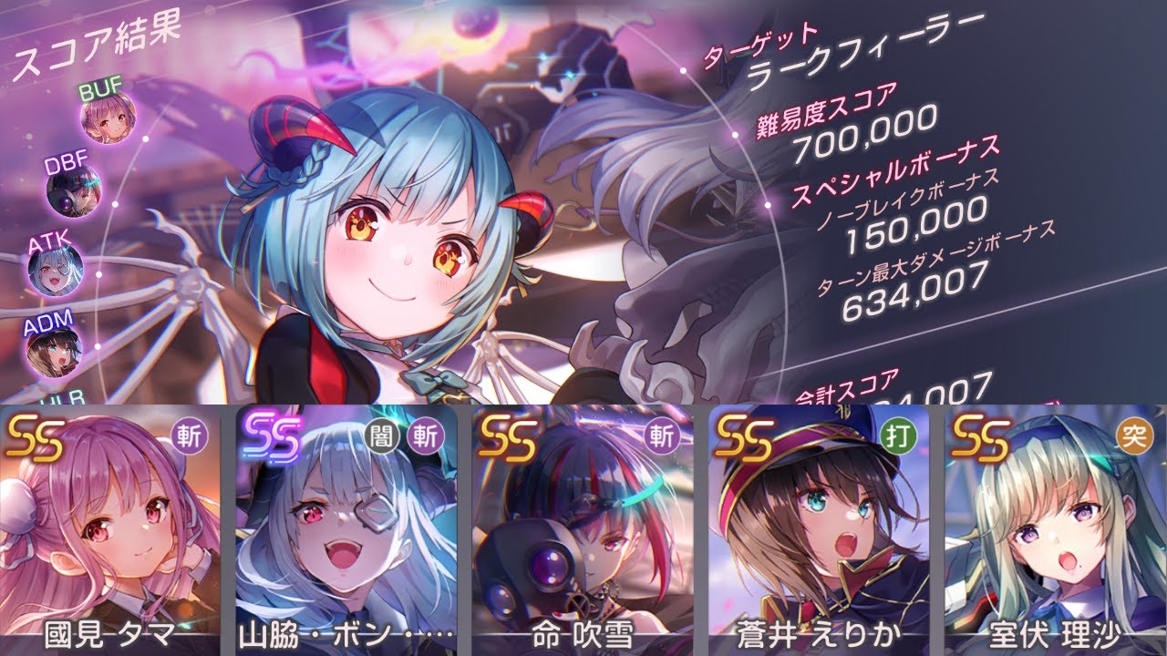【ヘブバン】第87回スコアアタック　スコア242万 　コンペなし